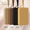 Large Capacity Silicone Toiletry and Travel Organizer Bag for Documents, Passport, and Makeup