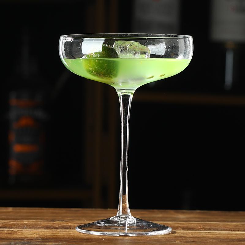 2PCS 185ML Coupe Cocktail Glass Martini Glass Crystal Set of 2