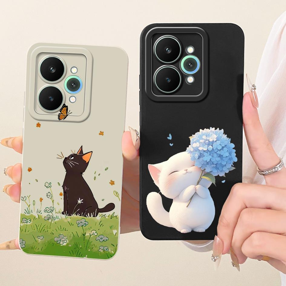 For Realme 15 Pro 5G Case Shockproof TPU Cover Popular Daisy Soft Silicone Phone Case For Realme 15 Coque Realme 15T 15Pro Pouch