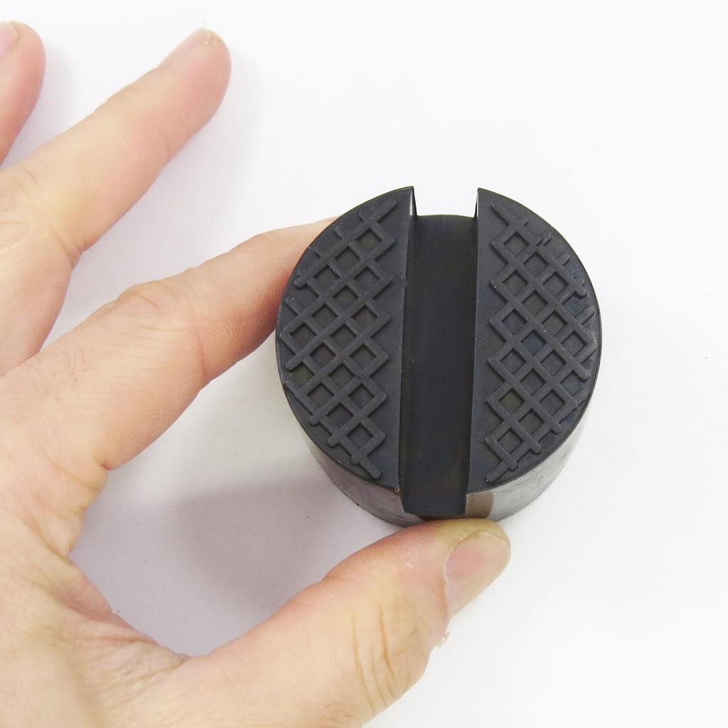 Set of 2 Car Jack Up Lift Attachment Adapter Point Protection Cushion Rubber Pad