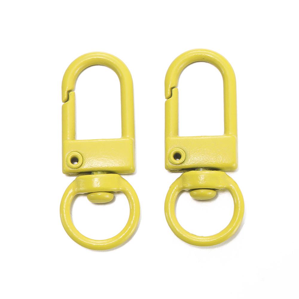 New Color Spray Paint Door Buckle Keychain: DIY Doll Pendant for Phone & Bag