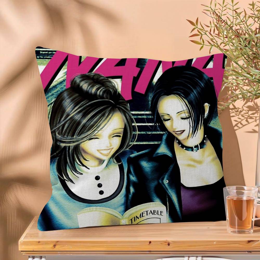 Japanese Classic Anime NANA Cushion Cover x Polyester Sofa Cushions Decorative Throw Pillows Home Decoration Pillowcover