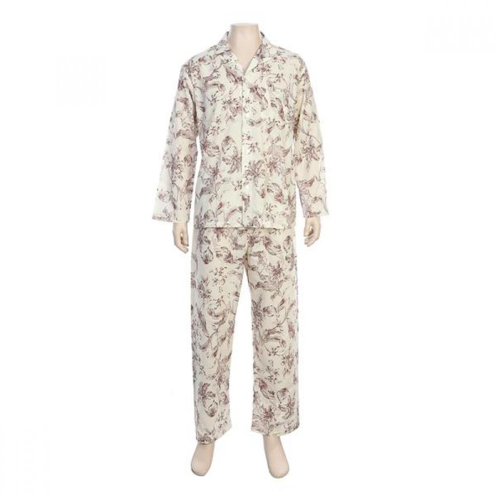 BARBARA Men S 100  aSacotton Print Pajama Amp4594b