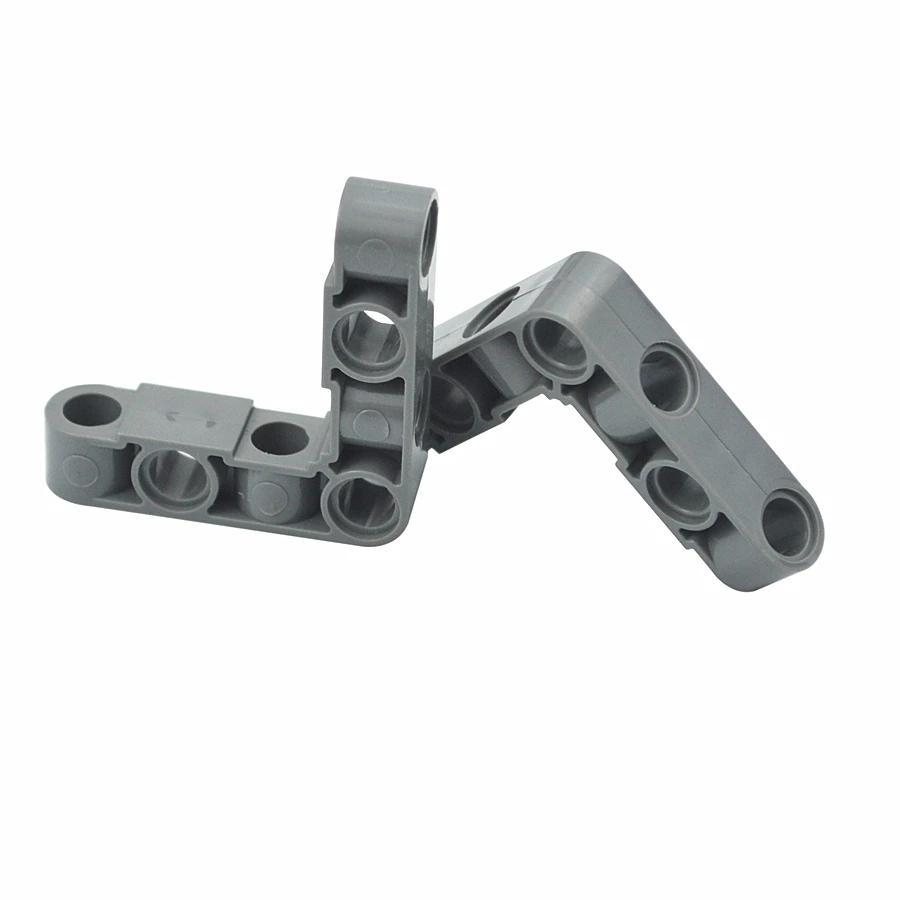 DIY 4x4 bricks assembly parts accessories 4 hole right angle beam Connector coupling building block 8Pcs kids toys