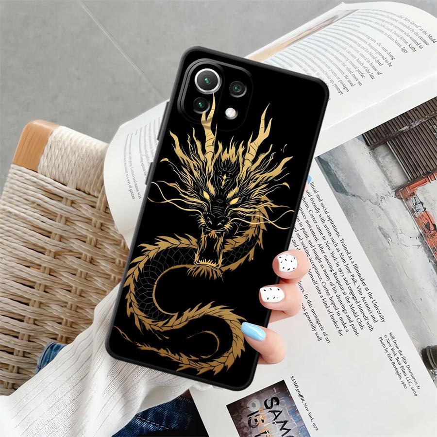Cool Dragon Funda Phone Cover Case for Xiaomi Mi 11 14 10T 15 Pro 12T Pro 13 Lite 12 12X 11T