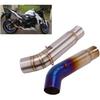 Motorcycle Exhaust Muffler Exhaust Muffler with Intermediate Connection and Sliding Exhaust Pipe for SU&ZUKI GSX750 GSX-S 750 BK750 Gsxs750 GSR750