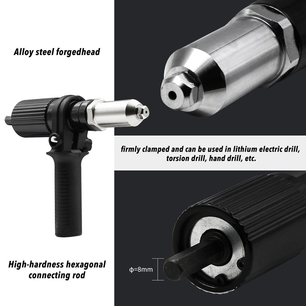 

Adaptor Insert Nut Tool Air Nailer Electric Riveting machine Rivet Nut Tool Riveting Drill Adaptor