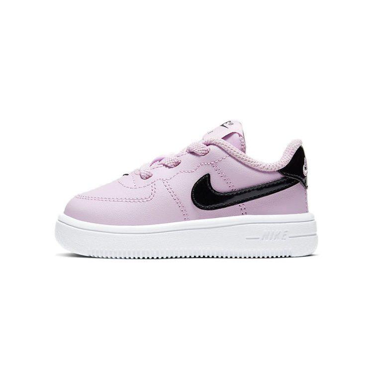Nike Air Force 1 18 Low top Skateboard Shoes Ice Light Purple Infant And Toddler 905220-500