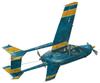 Roden 1/32 Scale US Navy O-2A Skymaster Twin-engine Liaison Aircraft Plastic Model Kit RE32632