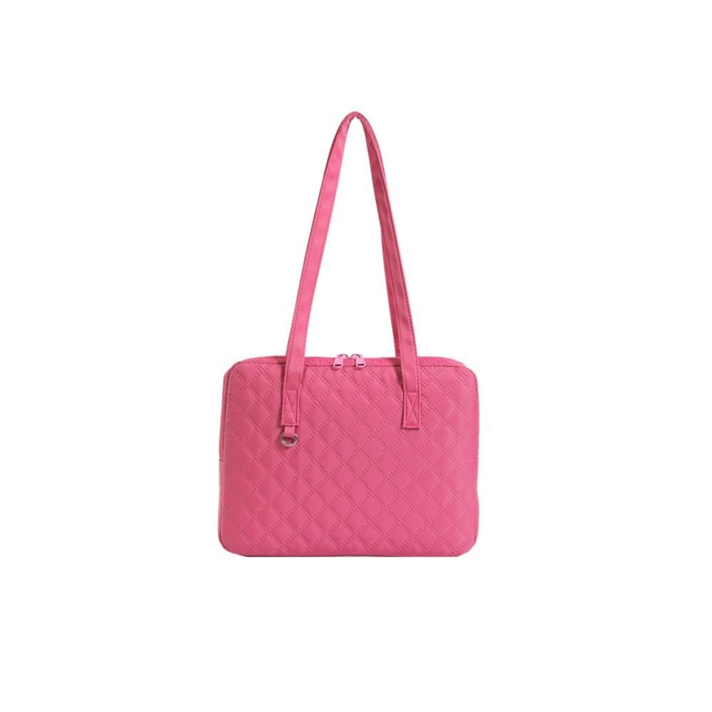 

11/14Inch Computer Storage Bag Handbag Business Briefcase Bag Portable Laptop Shoulder Bag Daily Rose Red 11inch