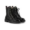 Citizen Leather Short Combat Boots Women's Black 1ACKF7