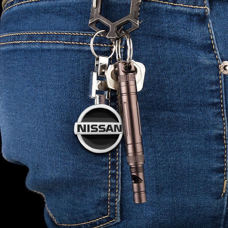 1 Peça Emblema LOGO Chaveiro Argola de Chave Acessórios Para Nissan Nismo Qashqai j11 Juke GTR X-Trail Patrol Micra Navara Tiida