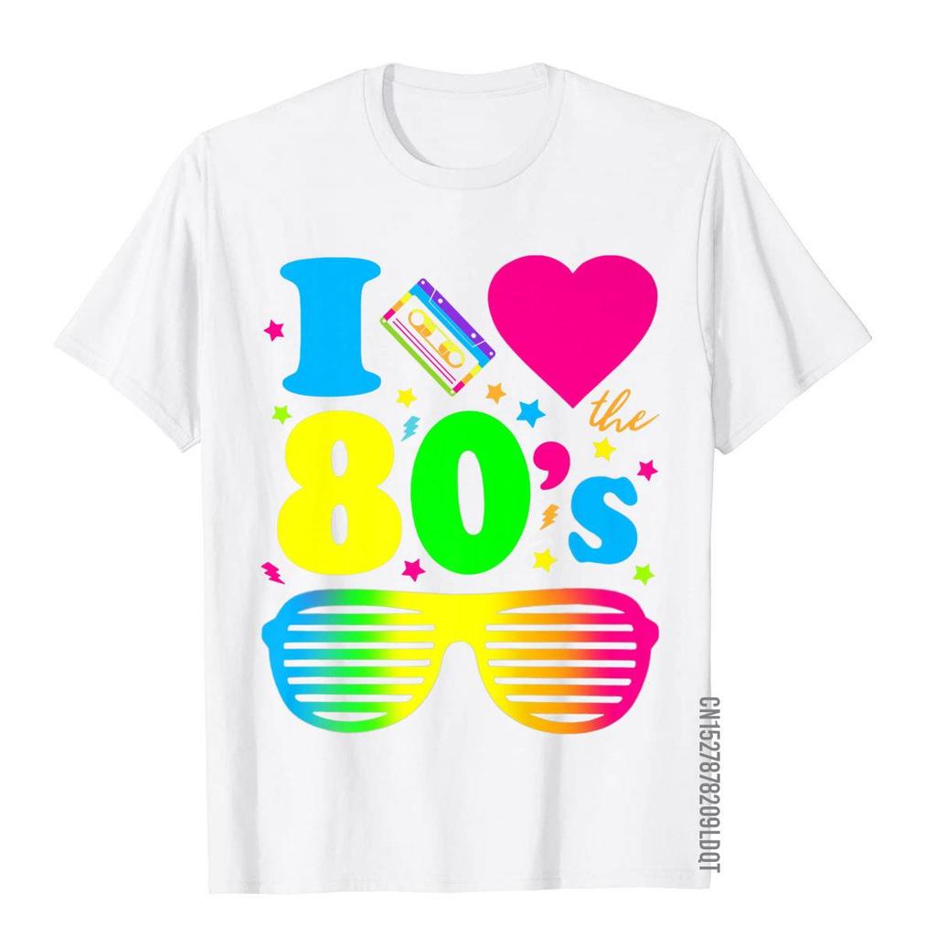 I Love The 80s Clothes For Women And Men Party Funny Tee TShirt T Shirt Tops  Tees Designer Cotton Chinese Style Men