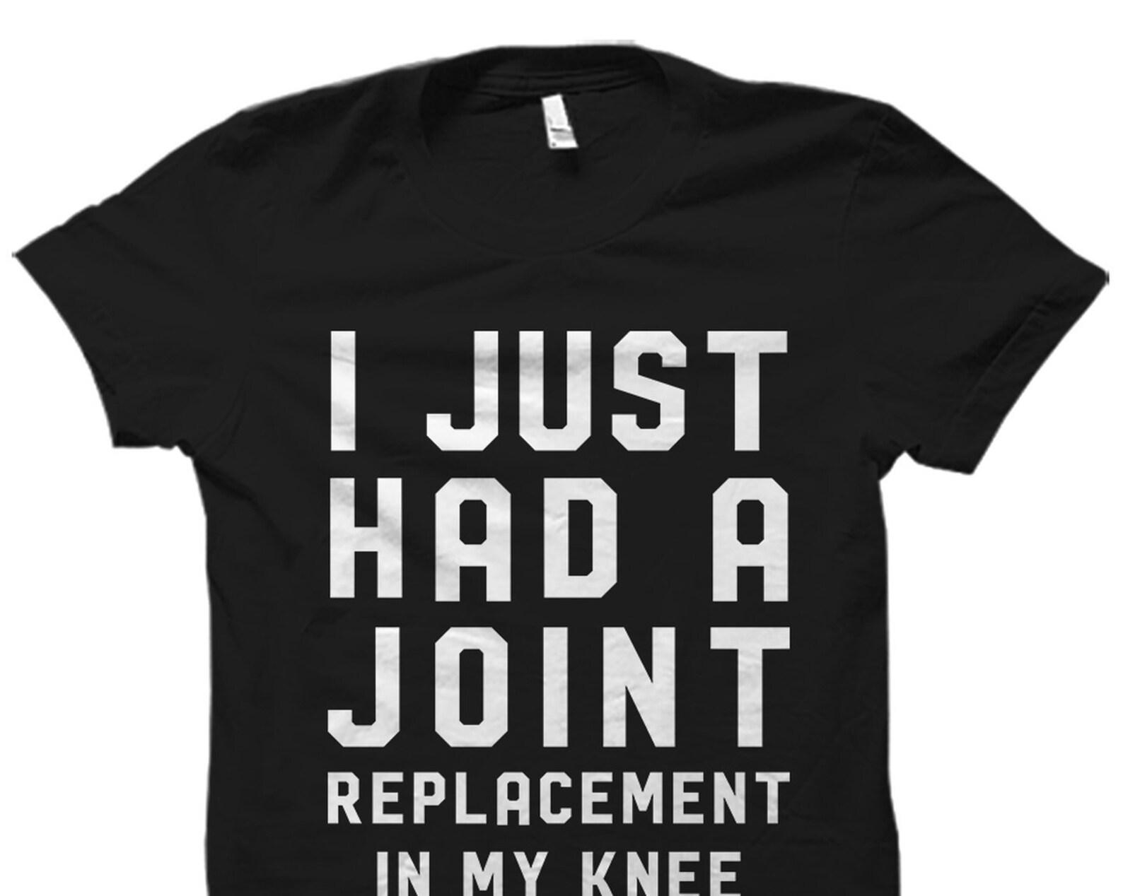 Get Well Gift. Knee Surgery Shirt. Knee Replacement Gift. Get Well Shirt. Gift For Surgery Recovery. Broken Knee T-Shirt Broken Bone #OS1920 L