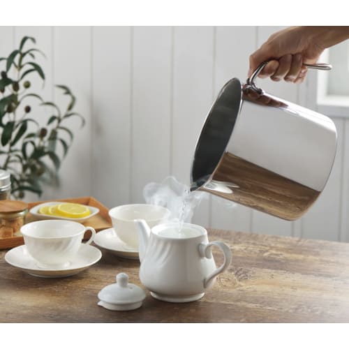 Yoshikawa SJ3355 Deep Saucepan, 16cm, 3.2L, 3200ml, Stainless Steel with Glass Lid, Induction and Direct Heat Compatible, Simple Design