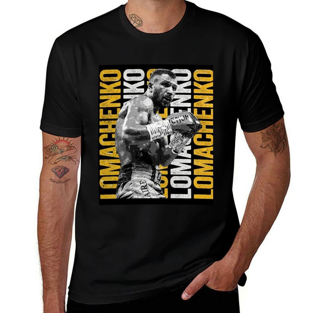 Vasyl Boxing T-Shirt Active Sports Short Sleeve Cotton Shirt