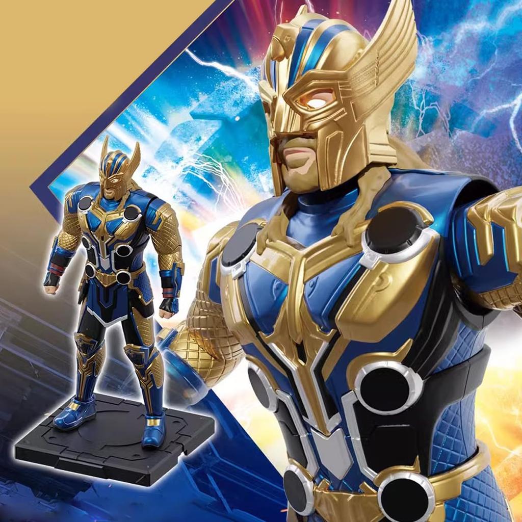 HiPlay Fondjoy Marvel Comics Love and Thunder Thor MV24106 1/12 Scale Pre-Colored Plastic Model Kit, Approximately 160mm Tall