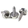 10 Sets Stainless Steel Tapping Snap Fastener Kit Tent Marine Yacht Boat Canvas Cover Tools Sockets Buttons Car Canopy Accessories