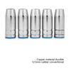 5pcs Copper Conical Gas Nozzle 15mm Diameter Welding Torch Nozzle Copper Gas Nozzle  For MAG Welding