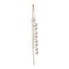 Christmas Tree Hanging Ornament with Faux Pearls Styling, Elegant Holiday Decors for Branches, Window, and Home Accents