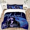 3Pcs Michael Jackson Pop Bedding Sets For All Sizes New 3D Printed Bed Cover Comforter Duvet Cover Pillowcase Bedroom Decoration