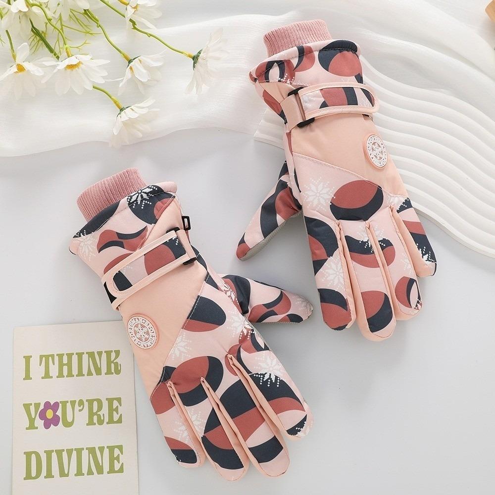 New Waterproof Ski Gloves Coldproof Cycling Mittens Warm Windproof Full Finger Gloves for Outdoor Cycling Skiing