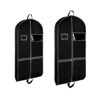 Heavy-Duty Garment Bag with Pockets, Portable Garment Bags for Hanging Clothes