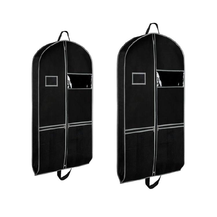 Wytrzymała torba na ubrania z kieszeniami, Przenośne torby na ubrania do wieszania odzieży