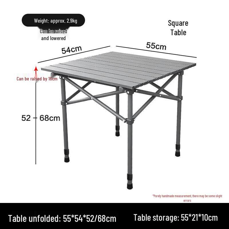 Height-Adjustable Outdoor Camping Table & Chair Set