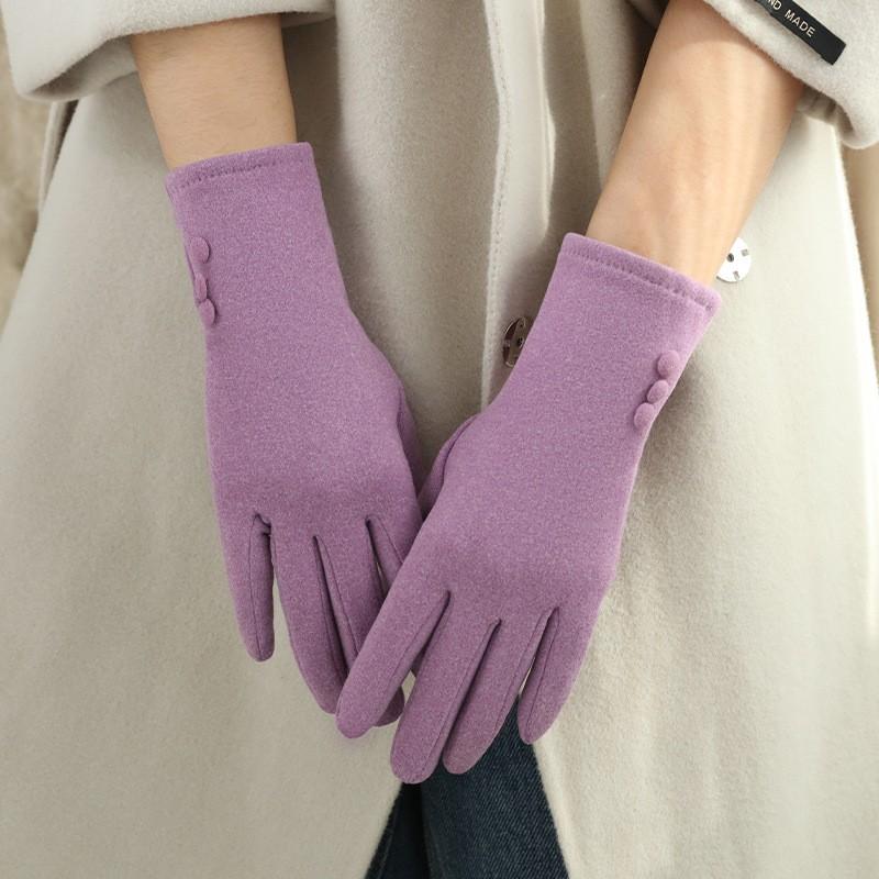 

Windproof Touchscreen Gloves For Driving And Cycling, Winter Warmth, Student Thick Winter Fleece, Driving And Cycling In Winter. One Size