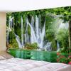 Beautiful Nature Waterfall Tapestry Forest Print Seascape Hippie Wall Hanging Bohemian Wall Tapestry Mandala Wall Decoration