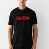 Skid Row Red Logo Black Adult T-Shirt