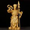 Set da 4 pezzi Statue Animali dei Quattro Re Celesti Cinesi Rame Puro Casa Sala Buddha Buddha di Rame Decorazione Feng Shui