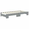 Vidaxl Sofa Rozsuwana Z Materacami, Jasnoszara, 80X200 Cm, Tkanina