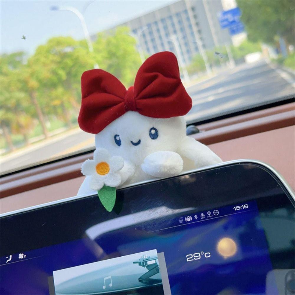 

Плюшевая кукла-ручка стеклоочистителя автомобиля, кукла-кролик, украшение для автомобиля, кукла-кролик, украшение для автомобиля, автомобильные аксессуары White-Style B