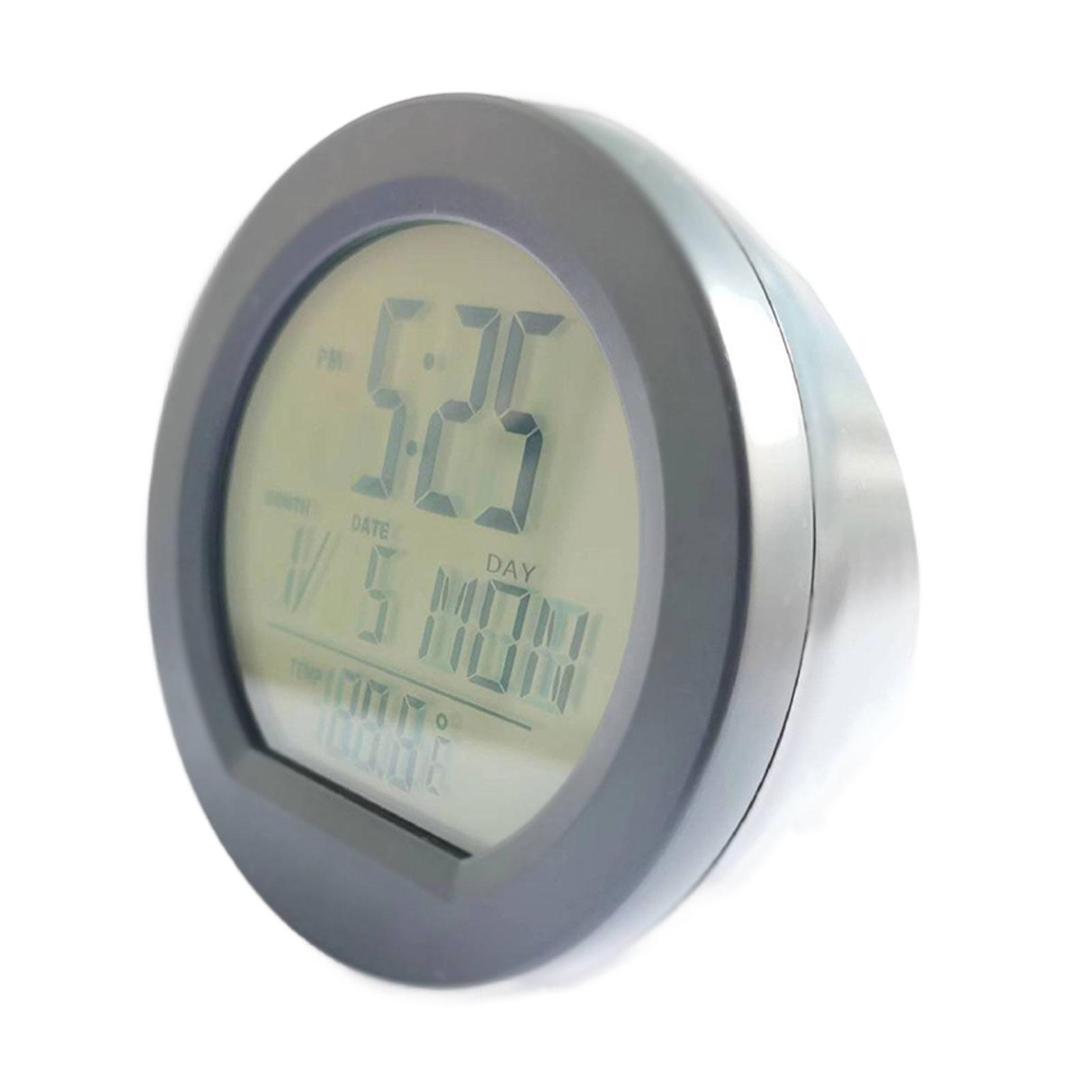 

Часы на приборной панели автомобиля с автоматической подсветкой ночью, цифровые часы с 12/24-часовым форматом времени