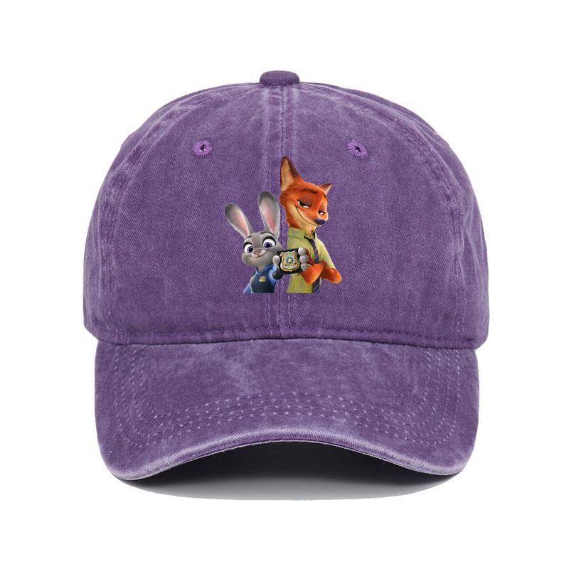 Cartoon Zootopia Three-toedSloth Baseball Cap Couple Women Print Trucker Hat Summer Casual Outdoor Dropshipping Baseball Caps