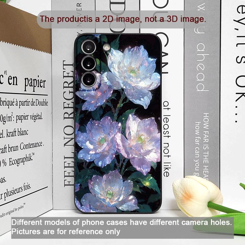 Luxurious White Peony Flower Pattern Phone Case for Honor Huawei 200 100 400 PRO 90 80 70 Lite Magic 8 7 6 5 Pro 5G Soft Covers