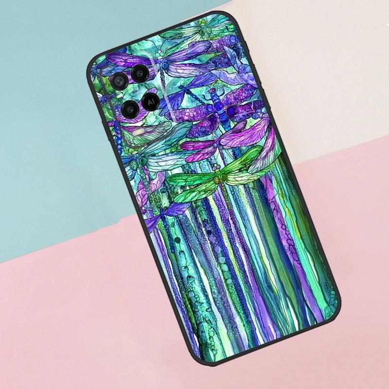 Dragonfly For Oppo A16 A76 A96 A15 A80 A60 A40 A94 A54 A98 A78 A18 A38 A58 A17 A77 A74 A57S Phone Case