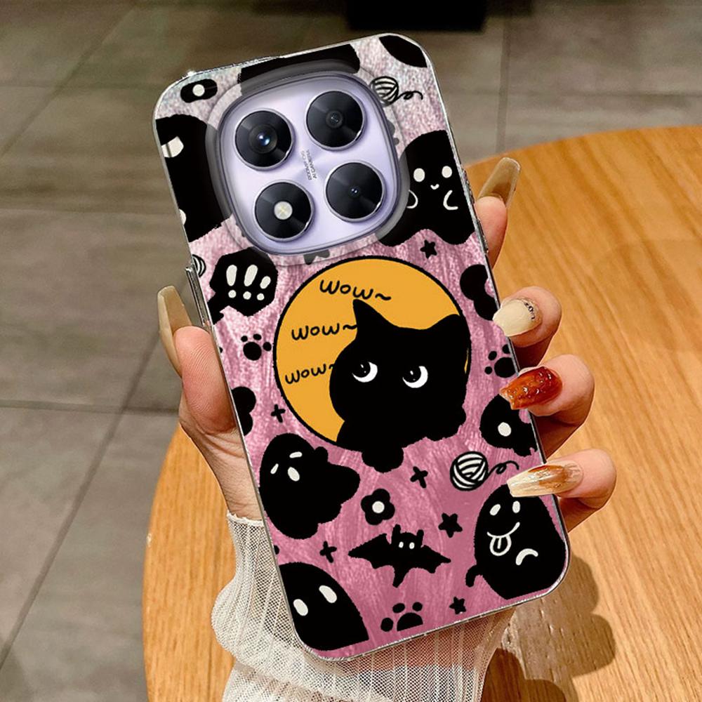 Gradient Colorful Pueple Butterfly For Xiaomi Redmi Note 14 13 Pro 4G Note14 Pro+ 5G Poco X6 Phone Cases Cover Silicone Case Soft Funda Bumper