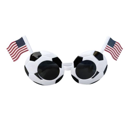 Yousheng Soccer Fans Sunglasses, Football Events Stadium Sunglasses, Lightweight Football Frame, National Flag Sunglasses for Men Women Party Photo