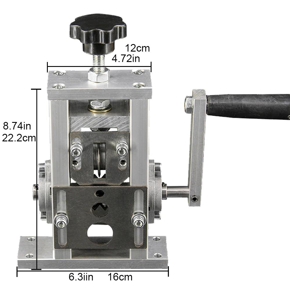 Wire Stripping Machine Portable Manual Wire Stripper with Hand Crank Wire Stripper Machine for Scrap Copper Wire Cable Recycling