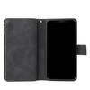 Leather Zipper Wallet Phone Case with Bracket for iPhone 12/XS