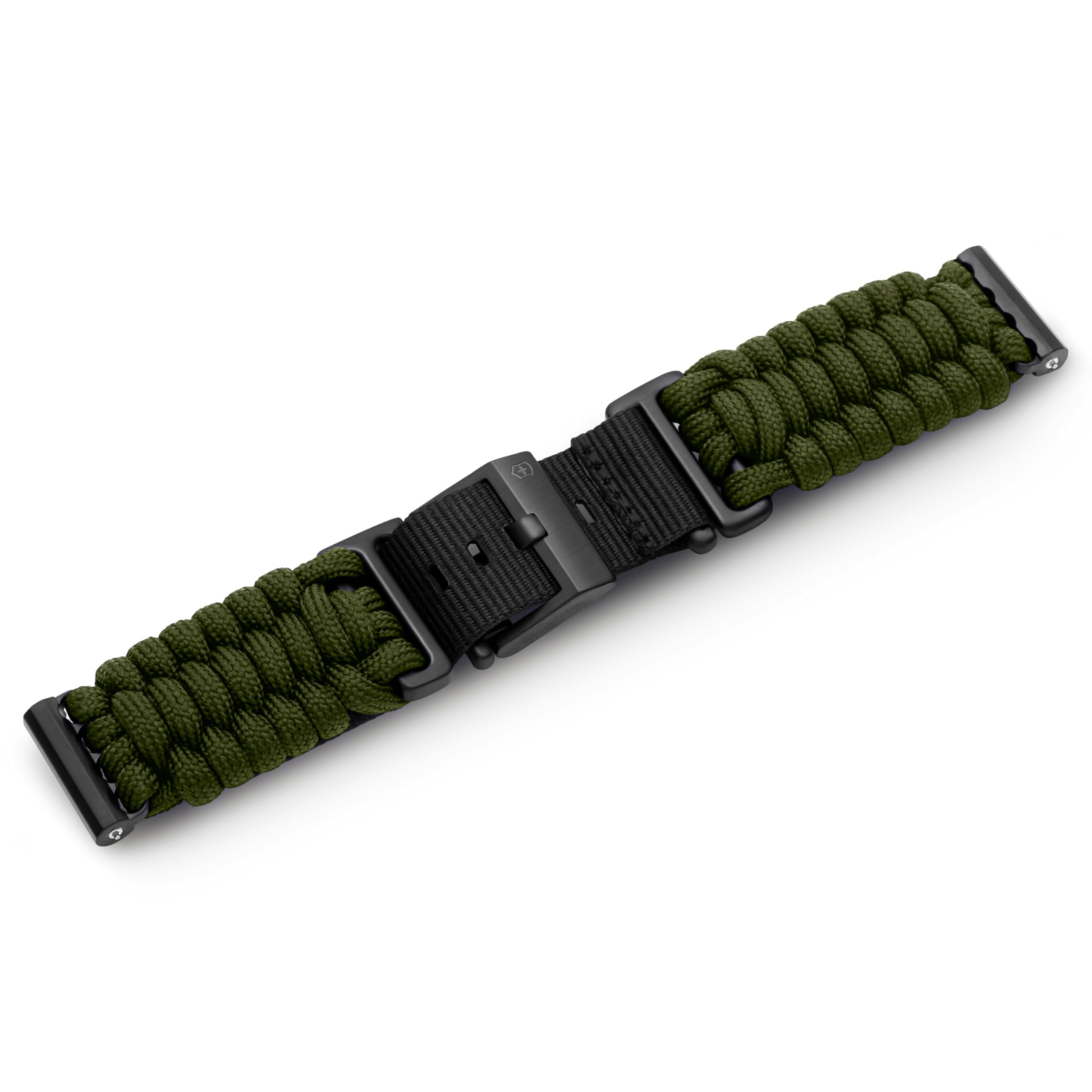 

Watch Band 21mm Paracord Strap D1 Pin Buckle Watch Strap Replacement Strap Lightweight Breathable Green [Victorinox] Tool-free [] V.60048