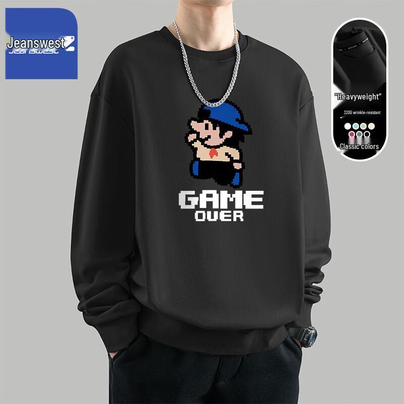 Jeanswest Men's Game Over Graphic Long Sleeve Tee