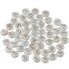 52 Pcs Round Alphabet Loose Beads White A-Z Letter Beads Charm  for Bracelets