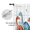 2pcs, Upscale Curtains Retro Dinosaur Durable Polyester (without Rod) Stuff Clearance Use for Bedroom, Living Room, Office Decor