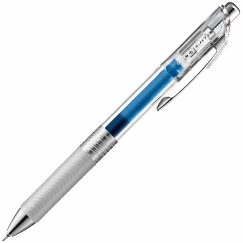 Pentel Ballpoint Pen Gel Ink Energel Infree 0.5mm Clear Shaft XBLN75TL-C Blue