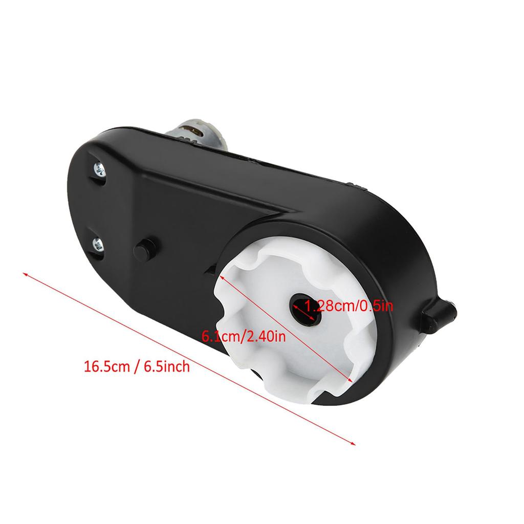 RS390 Electric Motor Gearbox with Motor 6V/12V 12000-20000RPM for Kids Car Toy Gear Box
