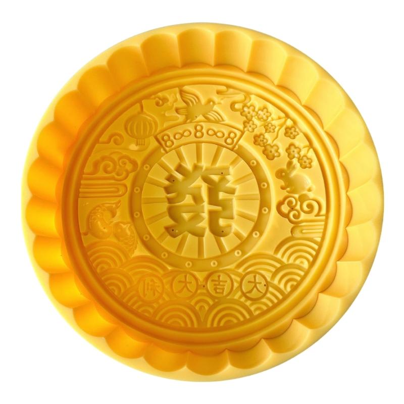Hand Pressed Mooncakes Mould Large Traditional Festival Treats Mold Dessert Mold Kitchen Tool for Baking Enthusiasts